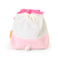 Japan Sanrio Original Character-Shaped Drawstring Bag with Snack - Hello Kitty : Pink - 2