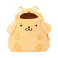 Japan Sanrio Original Character-Shaped Drawstring Bag with Snack - Pompompurin : Face - 1