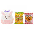 Japan Sanrio Original Character-Shaped Drawstring Bag with Snack - Wish Me Mell - 3