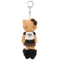 Japan Sanrio Original Mascot Holder - Hello Kitty : Sanrio Closet Collection Kogal Gogo Gal Tan Style Up Leopard Outfit - 1