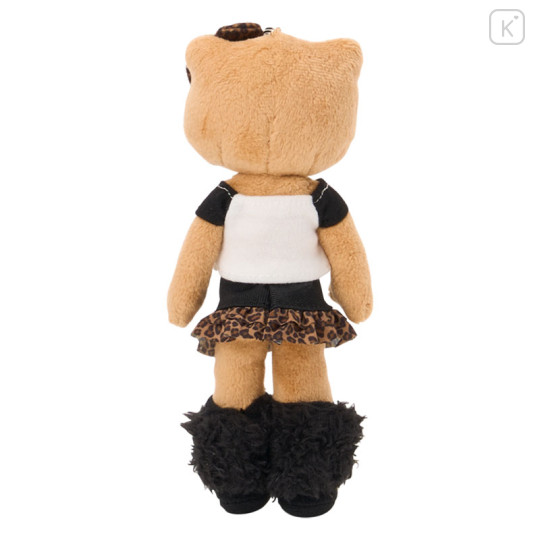 Japan Sanrio Original Mascot Holder - Hello Kitty : Sanrio Closet Collection Kogal Gogo Gal Tan Style Up Leopard Outfit - 3