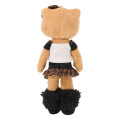 Japan Sanrio Original Mascot Holder - Hello Kitty : Sanrio Closet Collection Kogal Gogo Gal Tan Style Up Leopard Outfit - 3