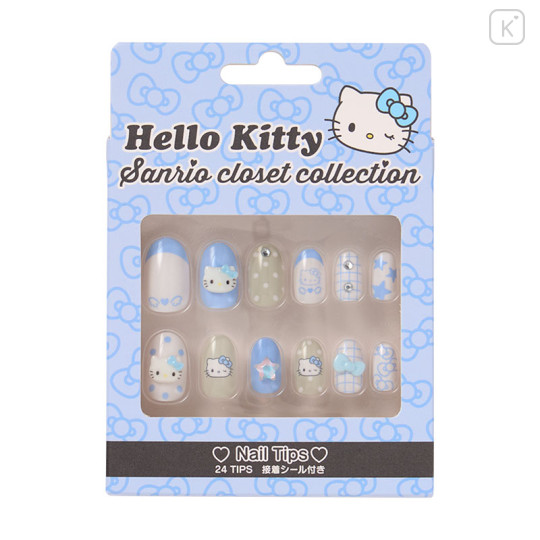 Japan Sanrio Original Nail Tips - Hello Kitty : Sanrio Closet Collection Angel Core - 1