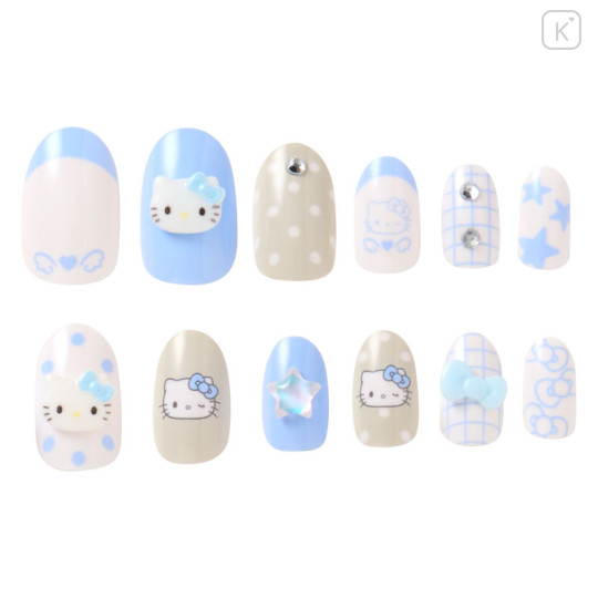 Japan Sanrio Original Nail Tips - Hello Kitty : Sanrio Closet Collection Angel Core - 3