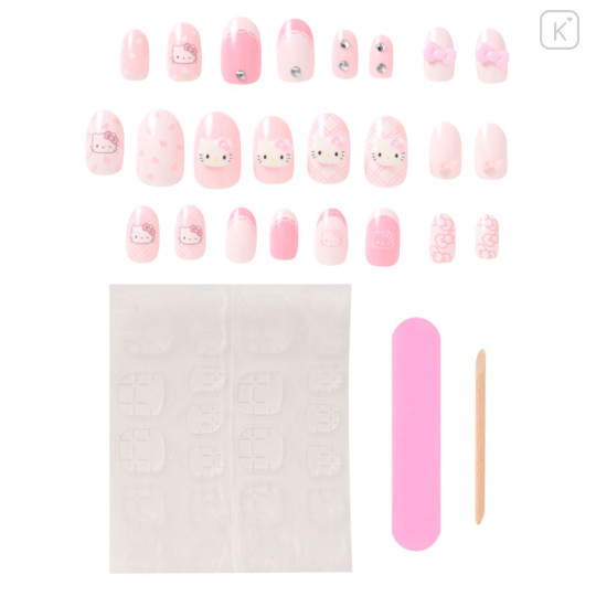 Japan Sanrio Original Nail Tips - Hello Kitty : Sanrio Closet Collection Ballet Core - 2