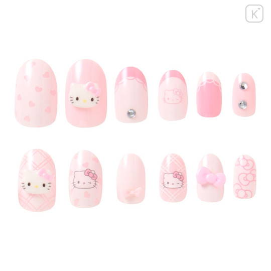 Japan Sanrio Original Nail Tips - Hello Kitty : Sanrio Closet Collection Ballet Core - 3