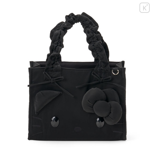 Japan Sanrio Original Tote Bag - Hello Kitty : Sanrio Closet Collection Black - 1