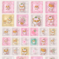 Japan Sanrio Cube Sticker - Corocorokuririn : Pink - 3