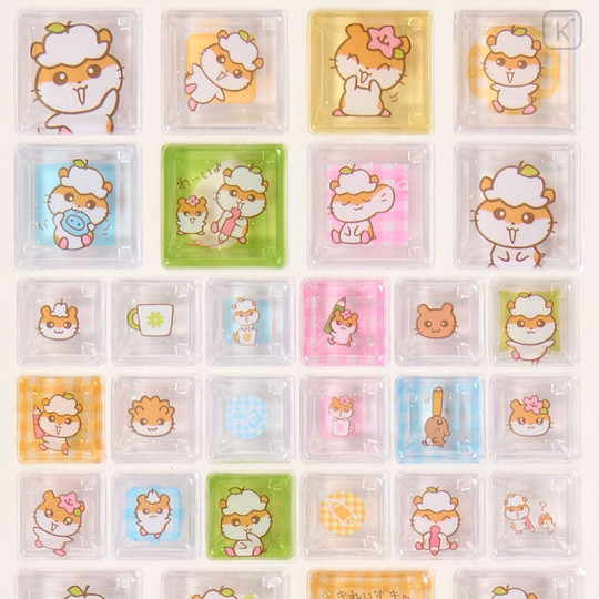 Japan Sanrio Cube Sticker - Corocorokuririn : Yellow - 3