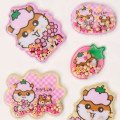 Japan Sanrio Shaker Sticker - Corocorokuririn : Pink - 3