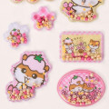 Japan Sanrio Shaker Sticker - Corocorokuririn : Pink - 4