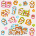 Japan Sanrio Puffy Glossy Sticker - Corocorokuririn : Pink - 3