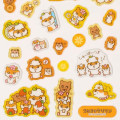 Japan Sanrio Puffy Glossy Sticker - Corocorokuririn : Orange - 4