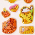 Japan Sanrio Water-in Sticker - Corocorokuririn : Orange - 4