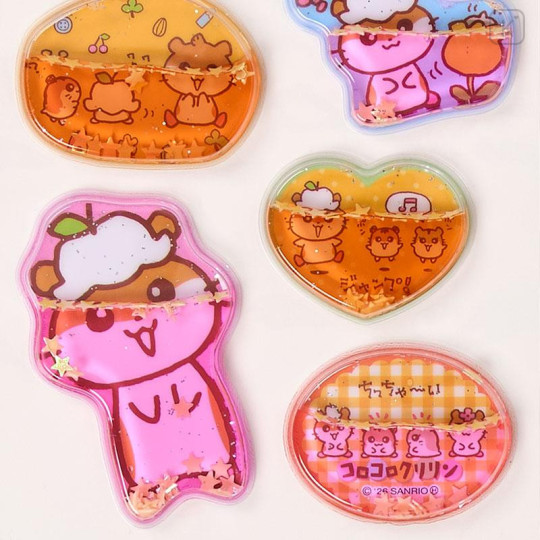 Japan Sanrio Water-in Sticker - Corocorokuririn : Light Blue - 4