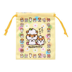 Japan Sanrio Drawstring Bag - Corocorokuririn : Yellow