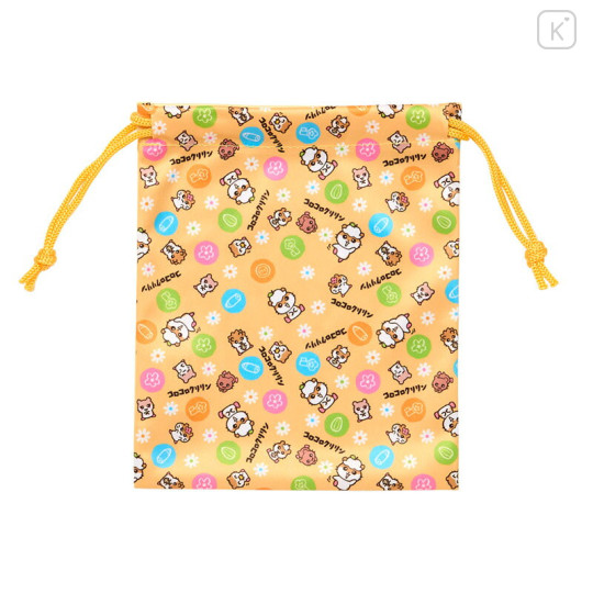 Japan Sanrio Drawstring Bag - Corocorokuririn : Yellow - 2