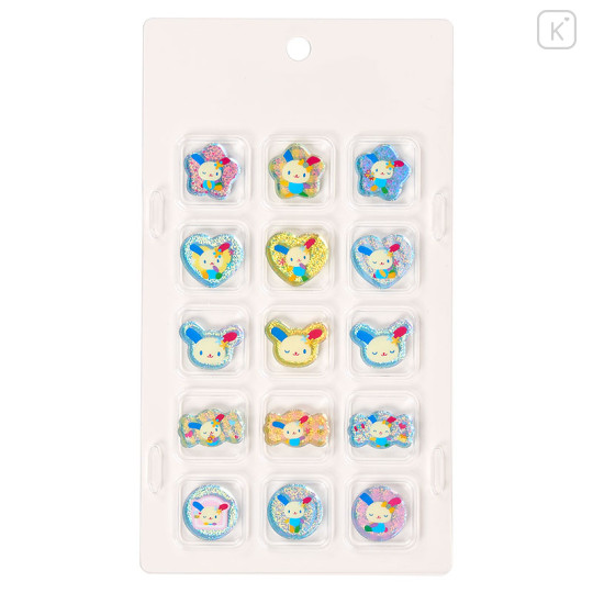 Japan Sanrio Crystal Sticker - Usahana : Blue - 2