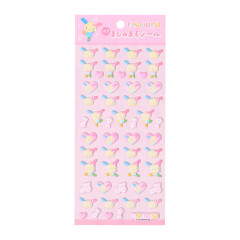 Japan Sanrio Petit Marshmallow Sticker - Usahana : Pink