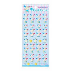 Japan Sanrio Petit Marshmallow Sticker - Usahana : Blue