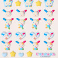 Japan Sanrio Petit Marshmallow Sticker - Usahana : Blue - 4