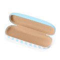 Japan Sanrio Glasses Case with Cleaning Cloth - Usahana : Blue - 3
