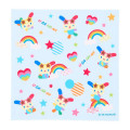 Japan Sanrio Glasses Case with Cleaning Cloth - Usahana : Blue - 4