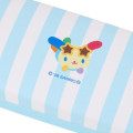 Japan Sanrio Glasses Case with Cleaning Cloth - Usahana : Blue - 6