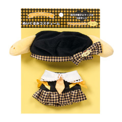 Japan Sanrio Original Plush Costume - Pompompurin : Enjoy Idol Colorful Ribbon