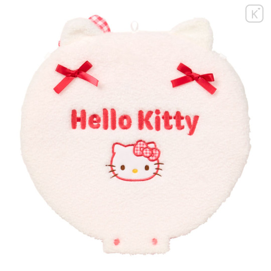 Japan Sanrio Original Fan Case - Hello Kitty : Enjoy Idol Colorful Ribbon - 2