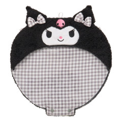 Japan Sanrio Original Fan Case - Kuromi : Enjoy Idol Colorful Ribbon