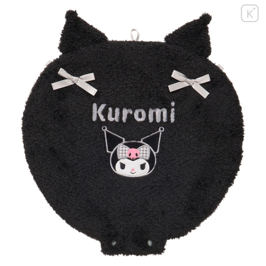 Japan Sanrio Original Fan Case - Kuromi : Enjoy Idol Colorful Ribbon - 2
