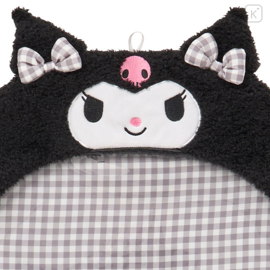 Japan Sanrio Original Fan Case - Kuromi : Enjoy Idol Colorful Ribbon - 3