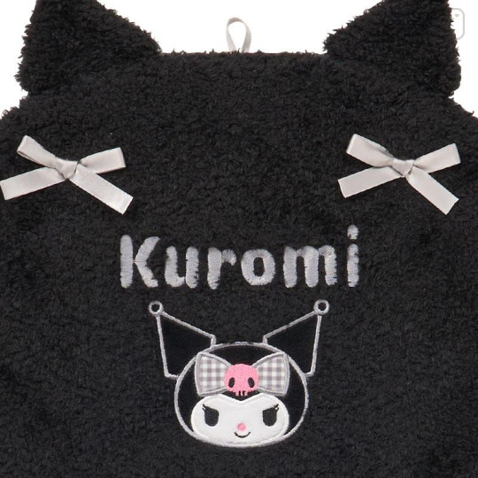 Japan Sanrio Original Fan Case - Kuromi : Enjoy Idol Colorful Ribbon - 4