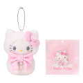 Japan Sanrio Original Mascot Holder with Ramune - Hello Kitty : Snowman - 1