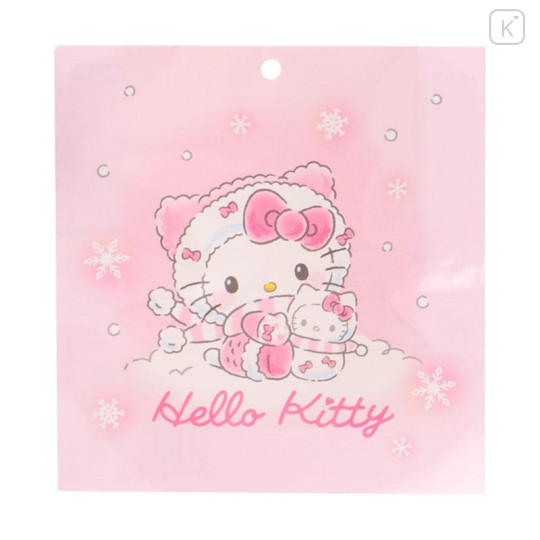 Japan Sanrio Original Mascot Holder with Ramune - Hello Kitty : Snowman - 4