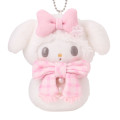 Japan Sanrio Original Mascot Holder with Ramune - My Melody : Snowman - 2