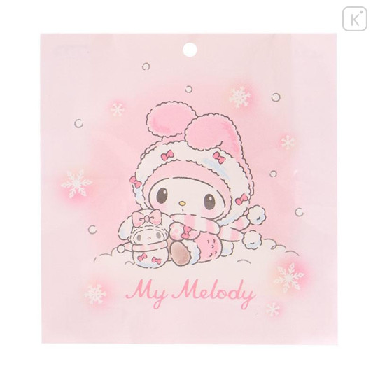 Japan Sanrio Original Mascot Holder with Ramune - My Melody : Snowman - 4