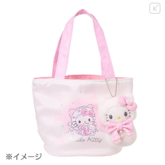 Japan Sanrio Original Mascot Holder with Ramune - My Melody : Snowman - 5