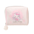Japan Sanrio Original Pouch with Sweets - Hello Kitty : Snowman - 1