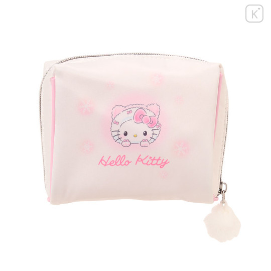 Japan Sanrio Original Pouch with Sweets - Hello Kitty : Snowman - 2