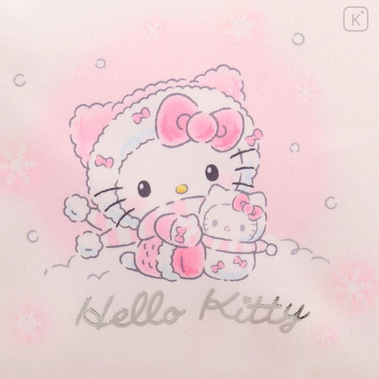 Japan Sanrio Original Pouch with Sweets - Hello Kitty : Snowman - 6
