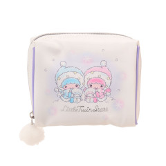 Japan Sanrio Original Pouch with Sweets - Little Twin Stars : Snowman