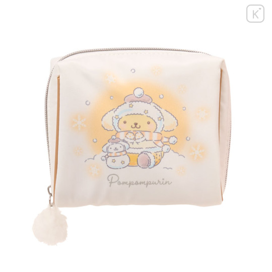 Japan Sanrio Original Pouch with Sweets - Pompompurin : Snowman - 1