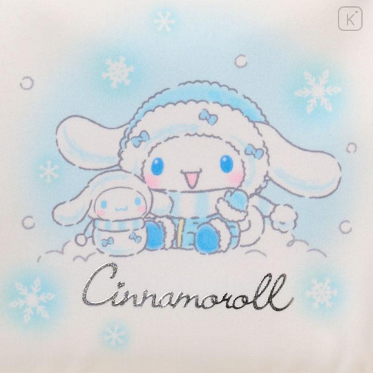 Japan Sanrio Original Pouch with Sweets - Cinnamoroll : Snowman - 6