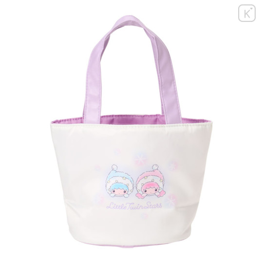 Japan Sanrio Original Tote Bag with Sweets - Little Twin Stars : Snowman - 2