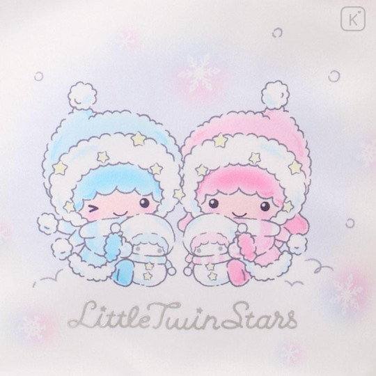 Japan Sanrio Original Tote Bag with Sweets - Little Twin Stars : Snowman - 6