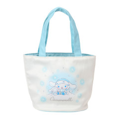 Japan Sanrio Original Tote Bag with Sweets - Cinnamoroll : Snowman