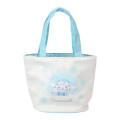 Japan Sanrio Original Tote Bag with Sweets - Cinnamoroll : Snowman - 1
