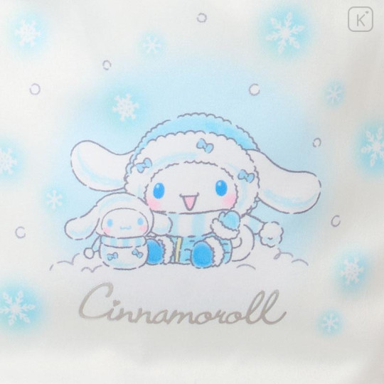 Japan Sanrio Original Tote Bag with Sweets - Cinnamoroll : Snowman - 6